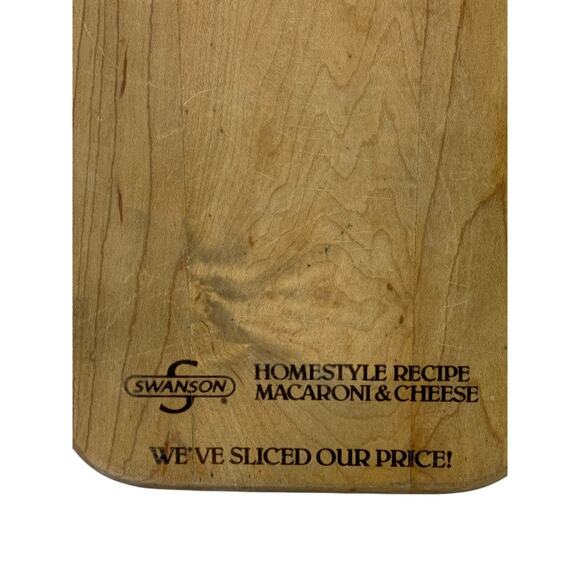 Vintage Swanson Promotional Cutting Board 14" x 7" Hanging - Picture 2 of 5